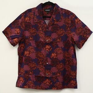Bonobos Rivier Men's Shirt Floral Print Buttondown Short Sleeve Casual L 287716
